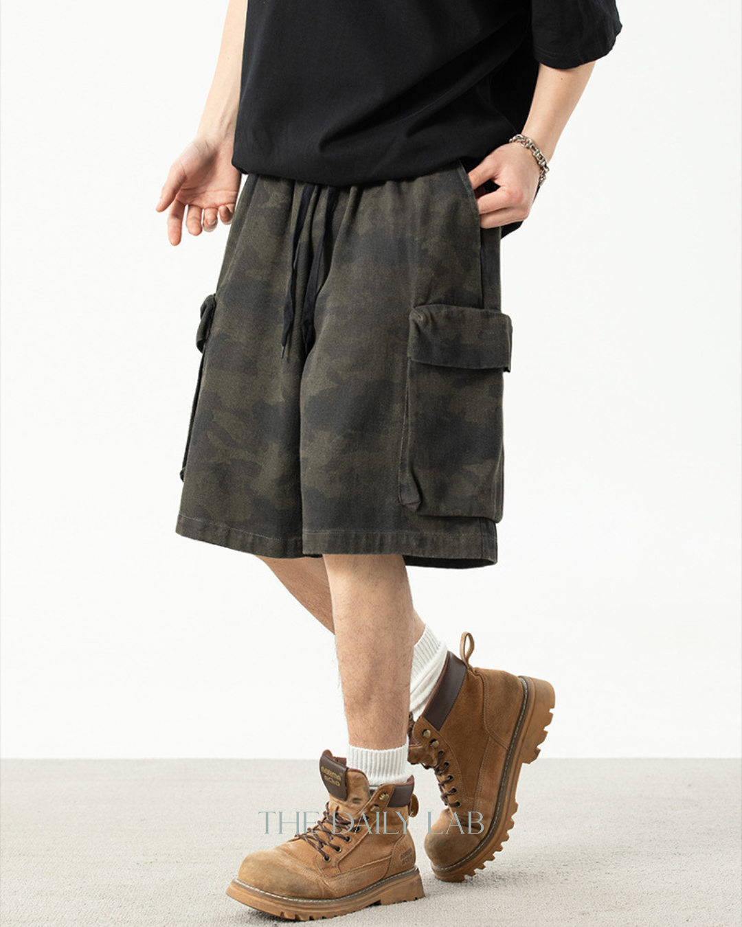 Vintage Army Cargo Shorts