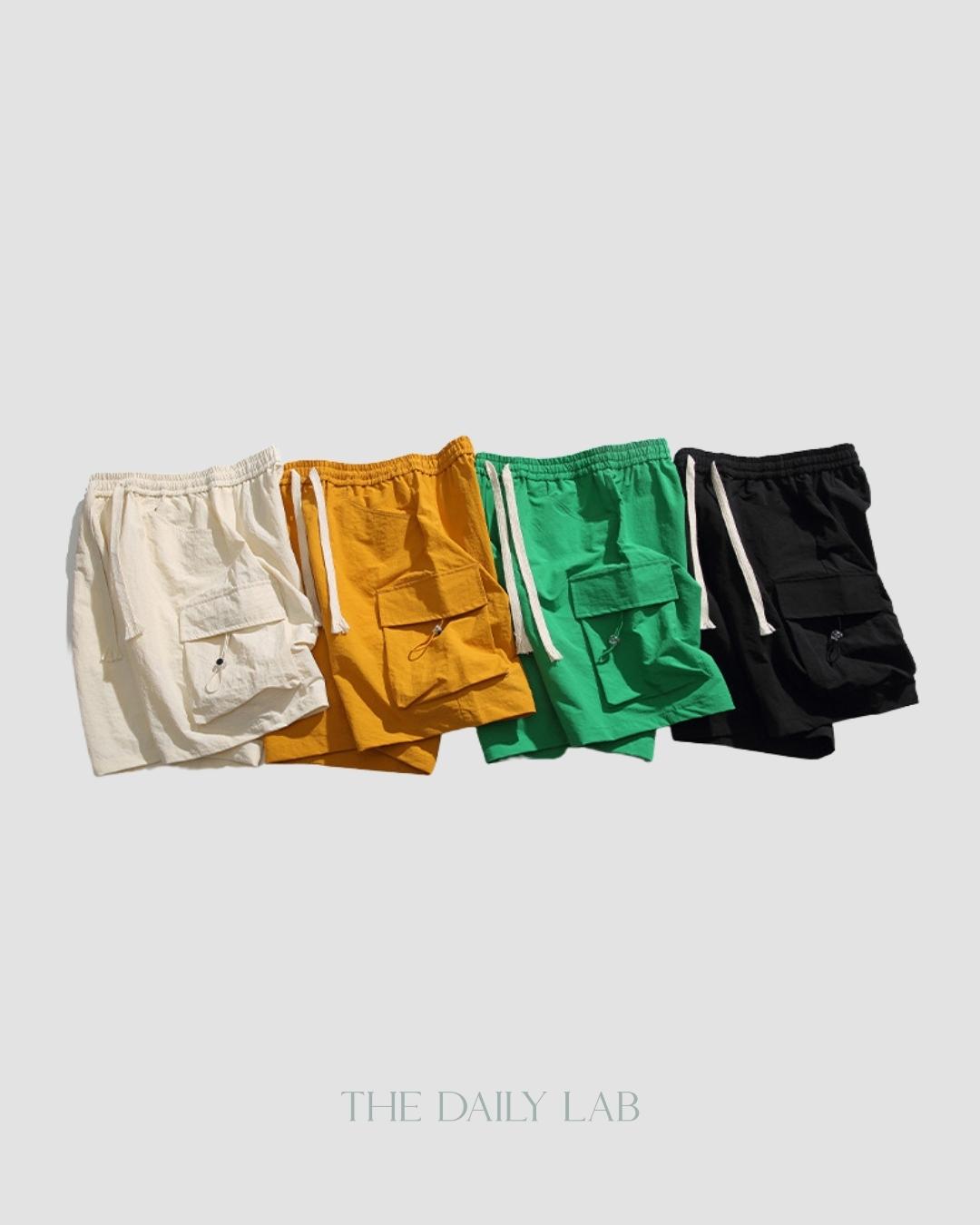 CoolMax Quick-Dry Utility Shorts in Black