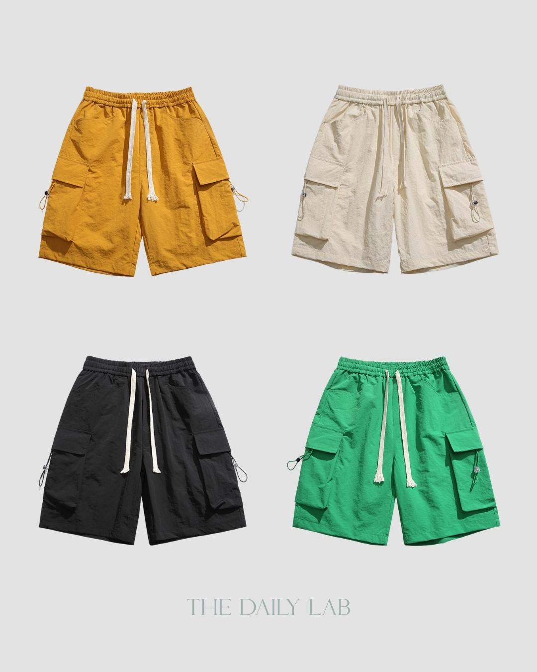 CoolMax Quick-Dry Utility Shorts in Black