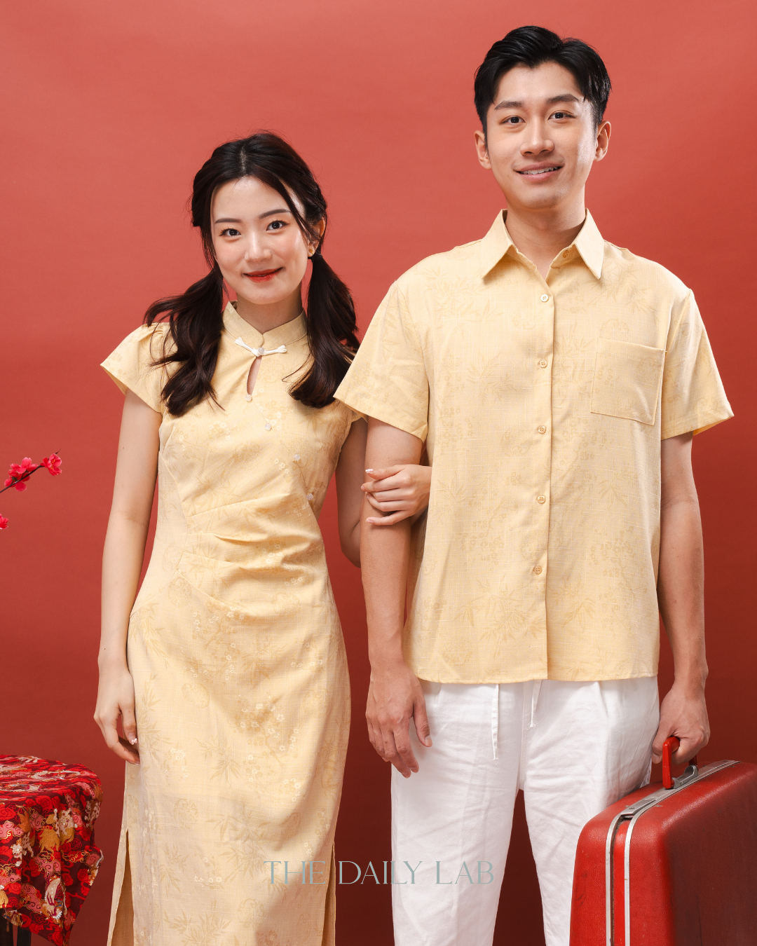 Yellow Collared Button-Up Shirt