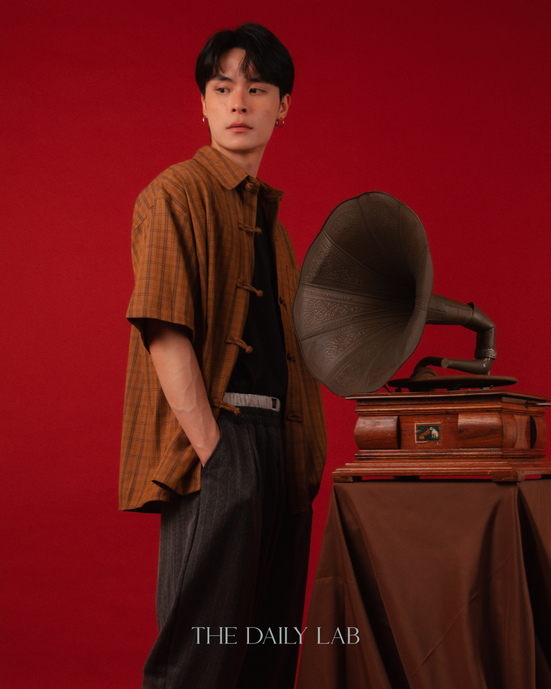 Heritage Plaid Tang Shirt in Brown