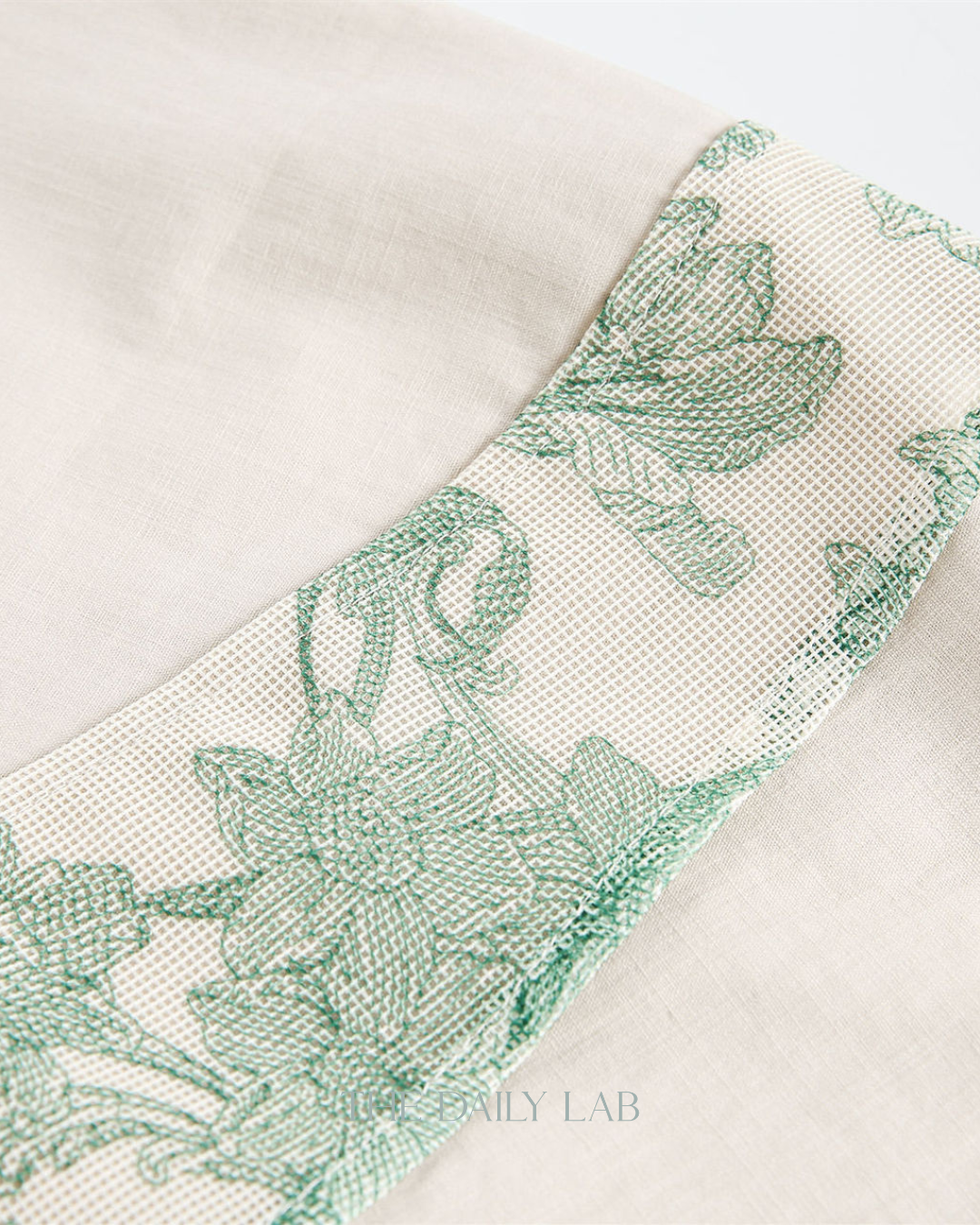 Vintage Tassel Patchwork Shirt