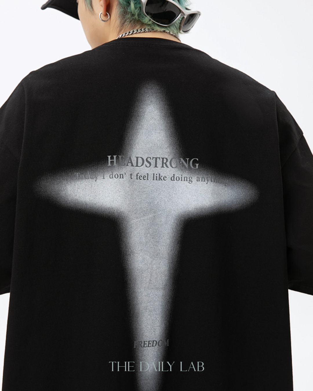 Headstrong Relaxed Tee in Black