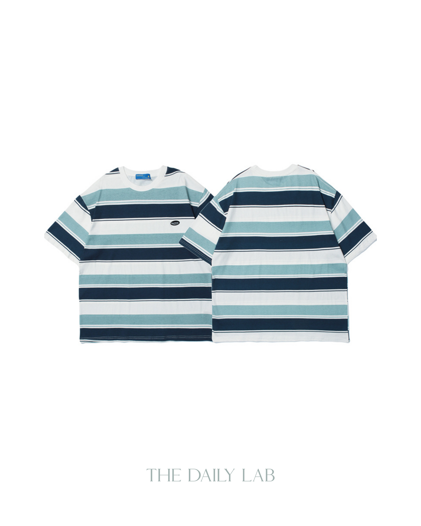 Stripe Blue Cotton Tee