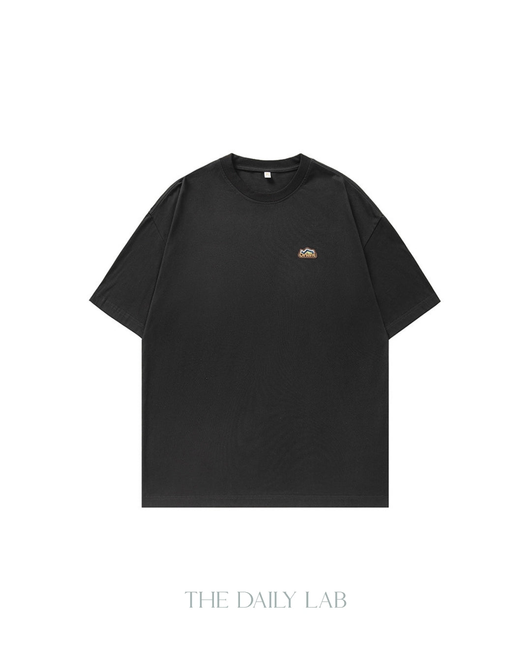 Orient Cotton Tee in Black