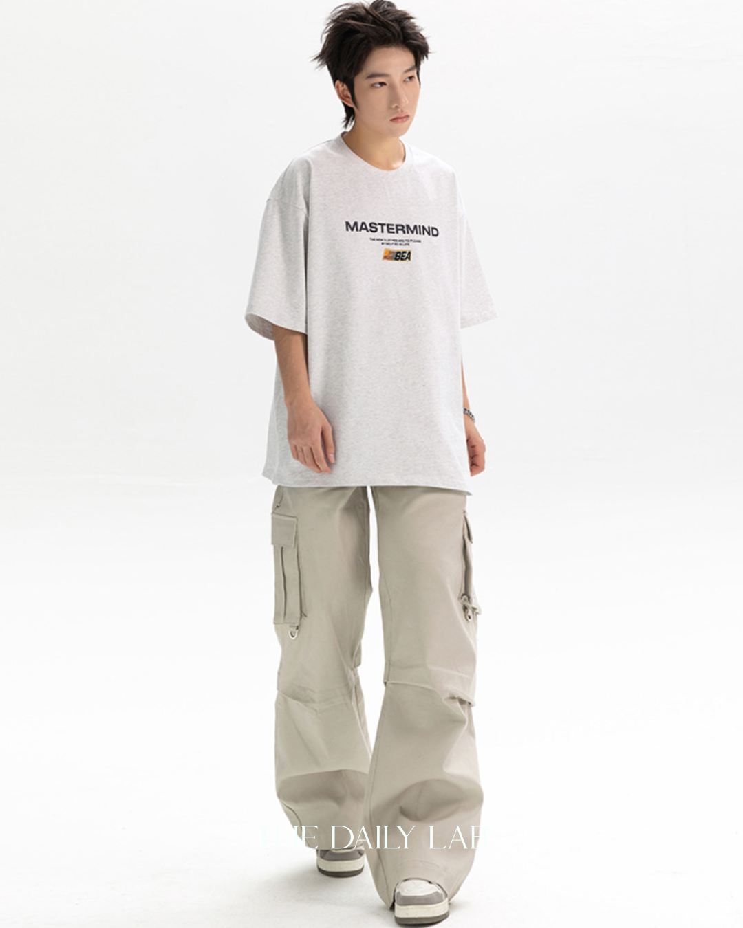 Mastermind Loose Tee in Grey
