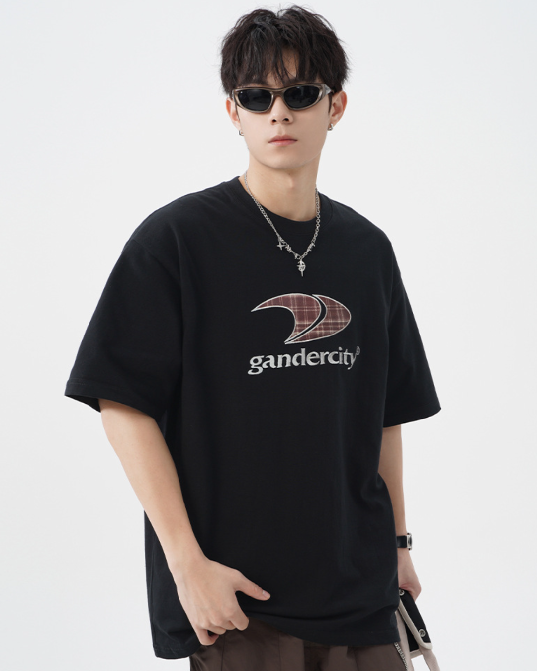 Gander Cotton Tee in Black