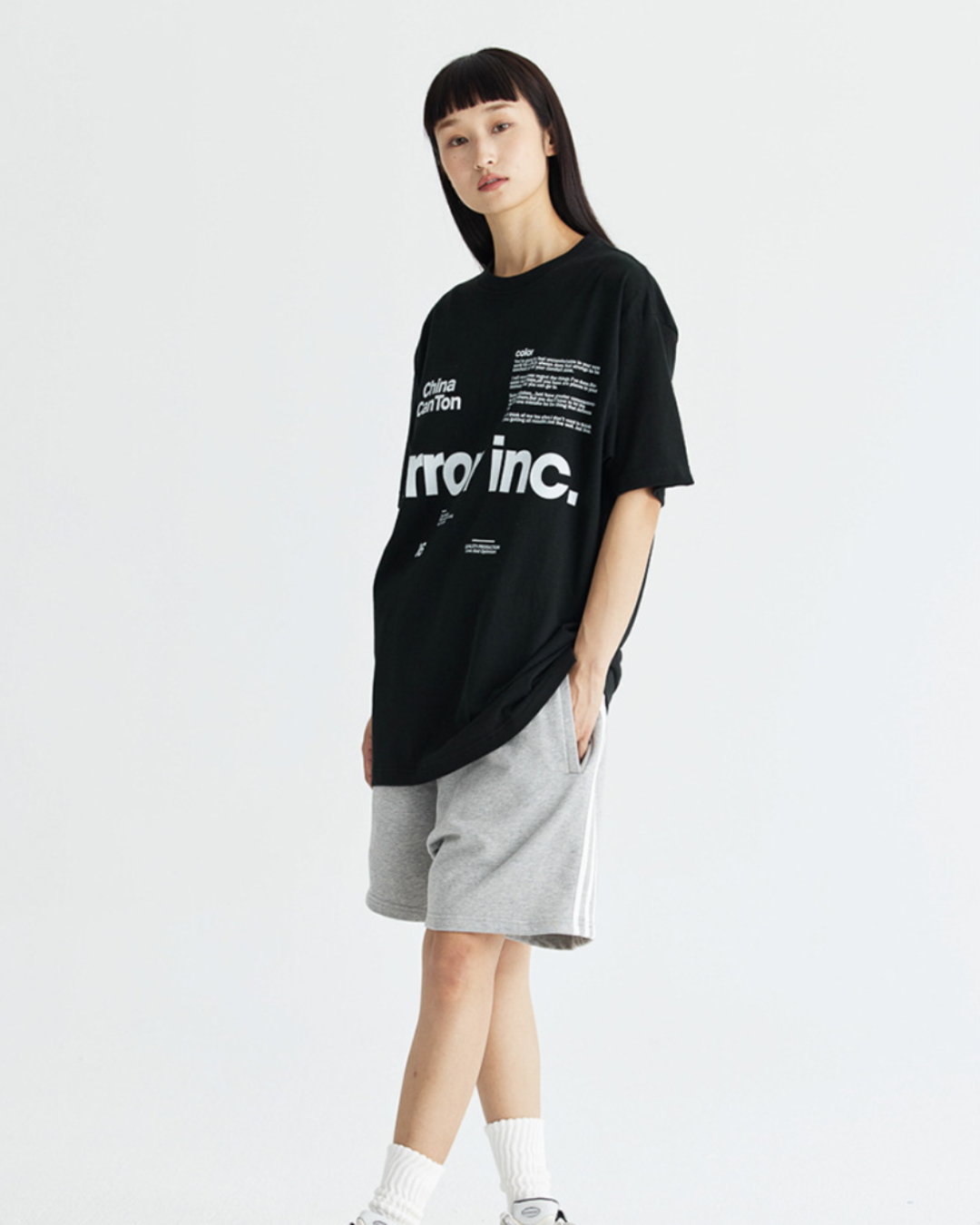 Error Inc Oversized Tee in Black