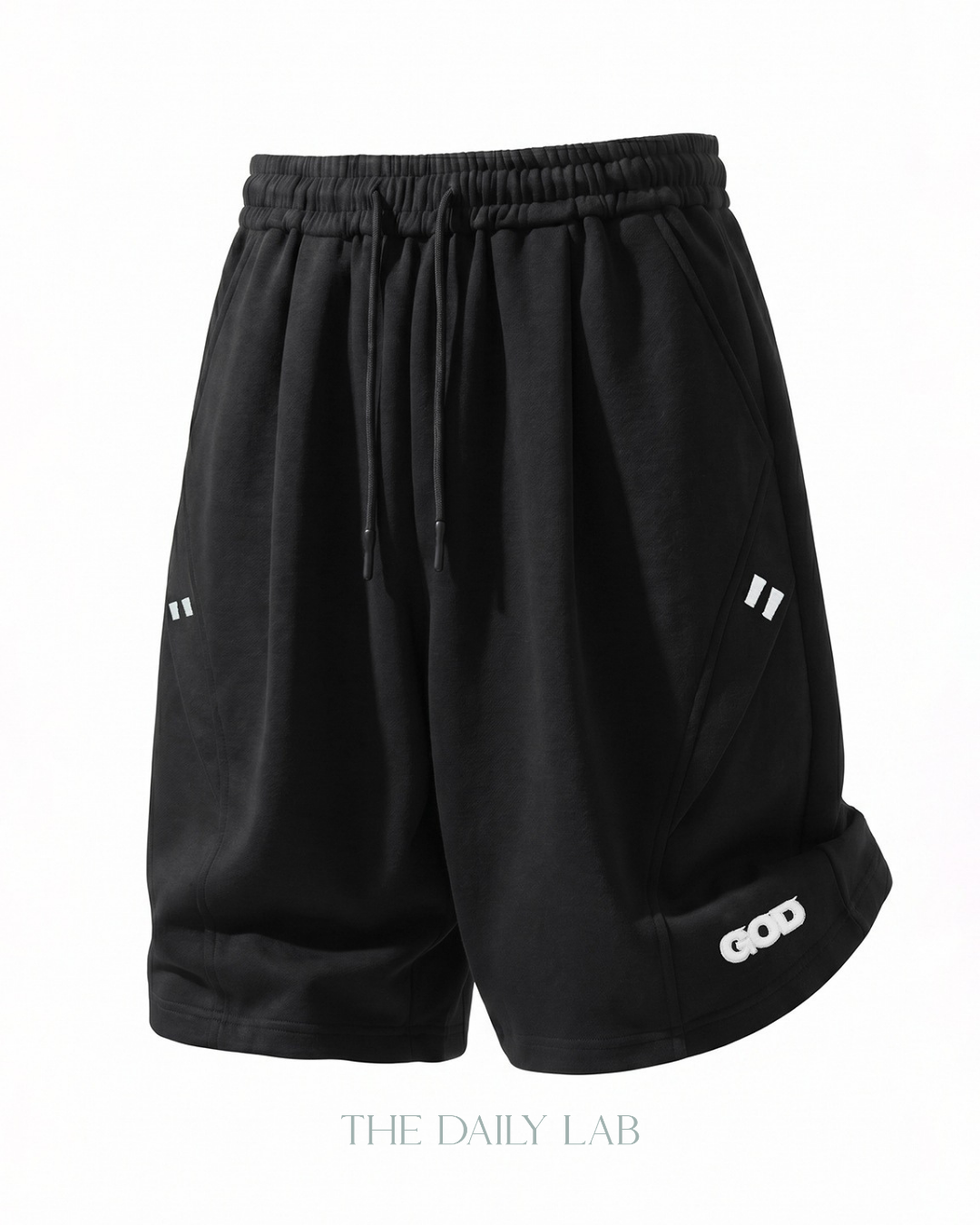 Embroidered Causual Pants in Black