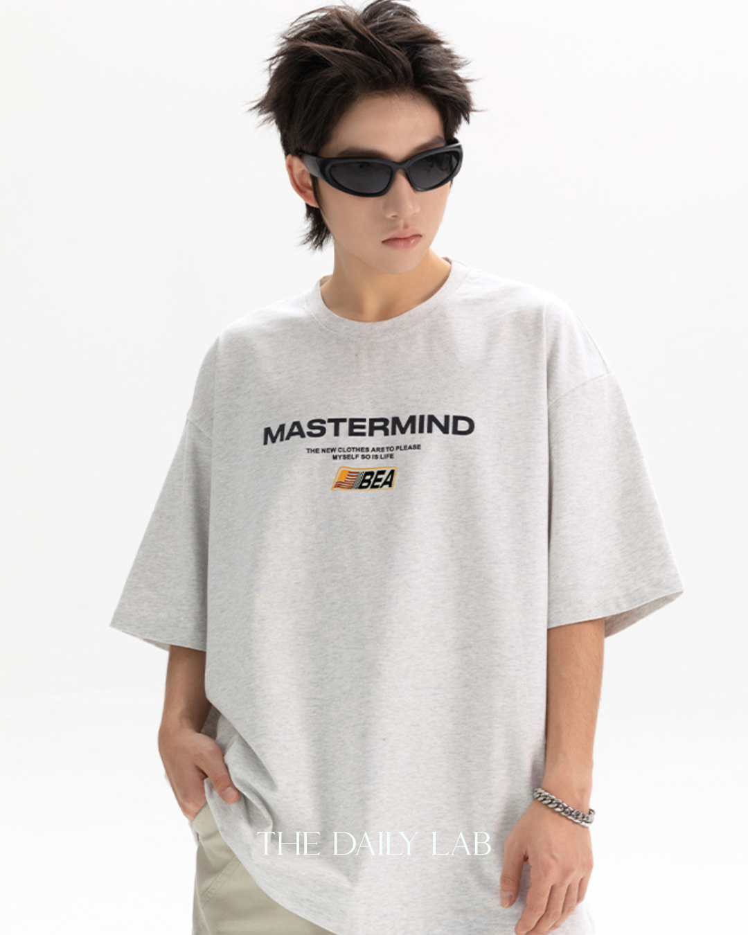 Mastermind Loose Tee in Grey