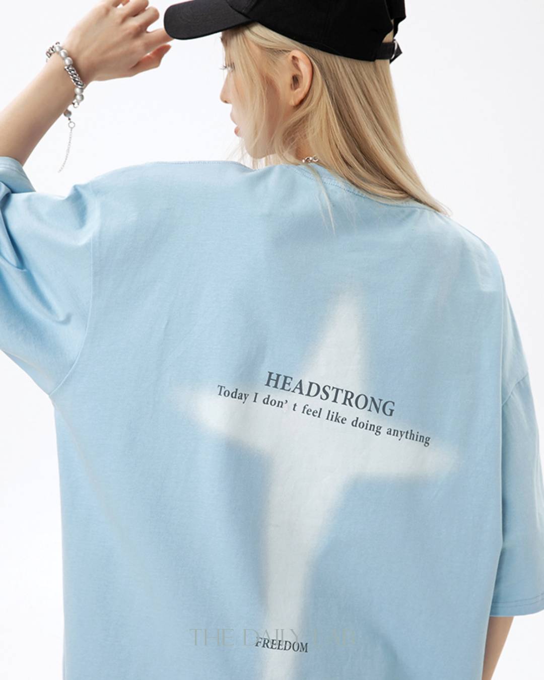 Headstrong Relaxed Tee in Blue