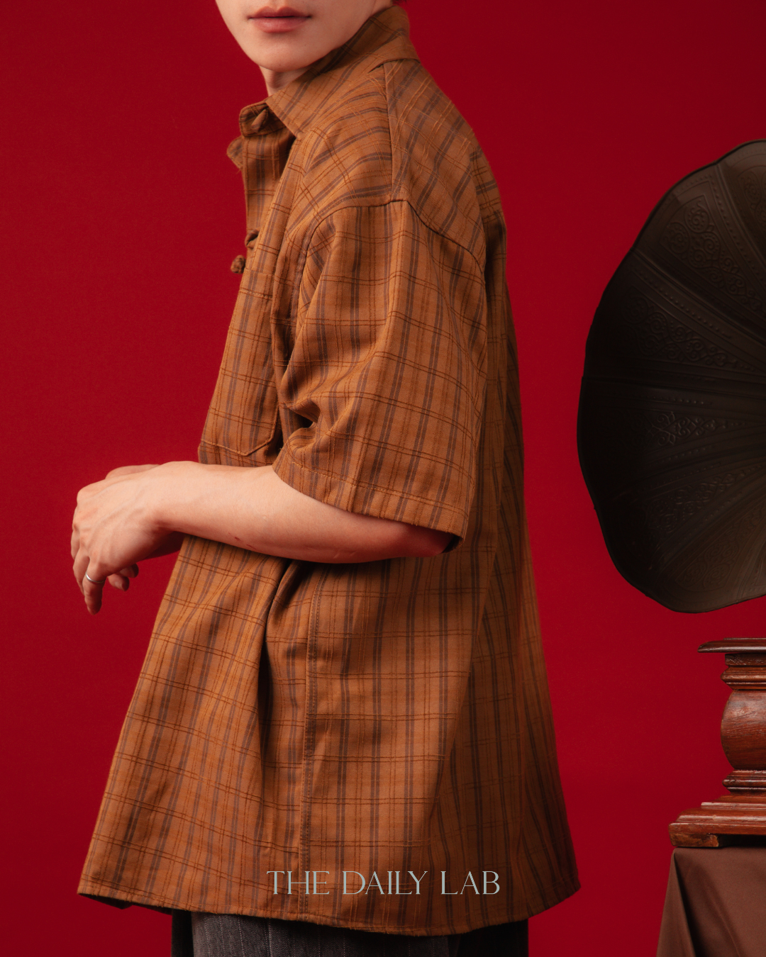 Heritage Plaid Tang Shirt in Brown