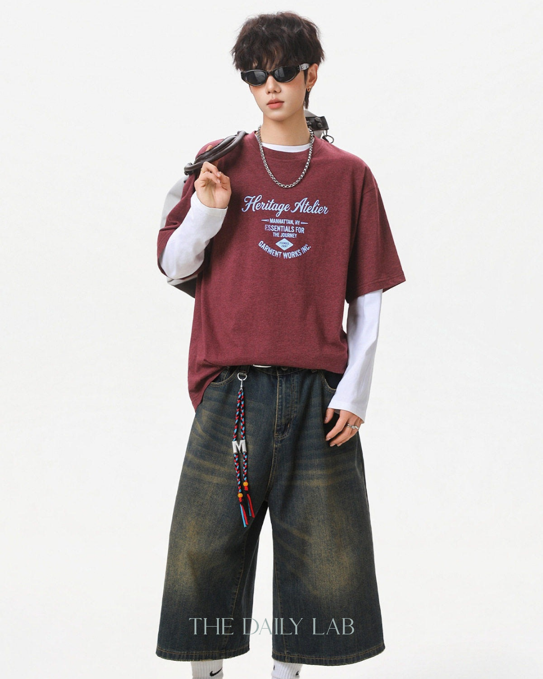 Heritage Atelier Graphic Tee in Red