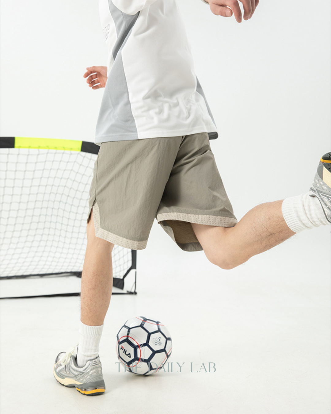 Nylon Sports Shorts in Green