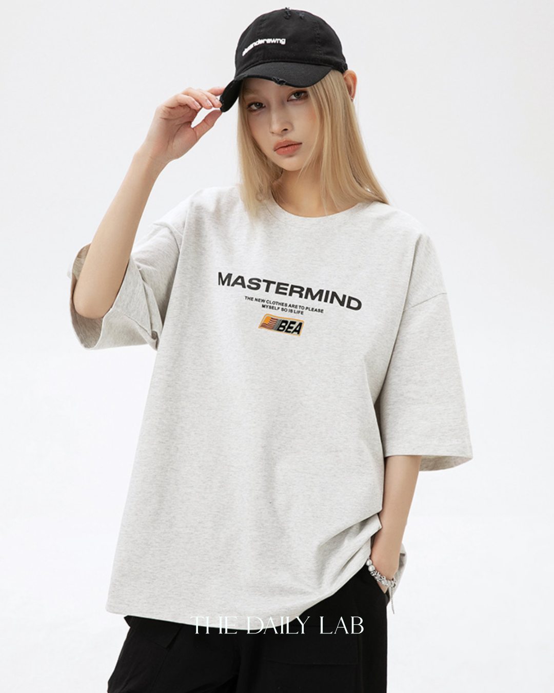 Mastermind Loose Tee in Grey