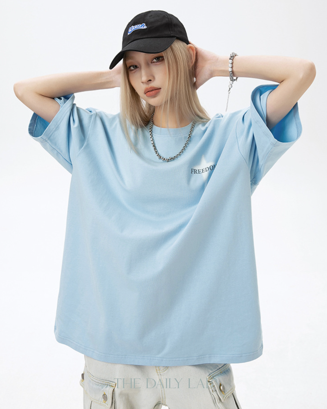 Headstrong Relaxed Tee in Blue