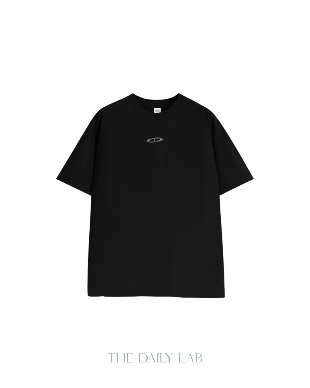 Lightweight Polyester Tee in Black