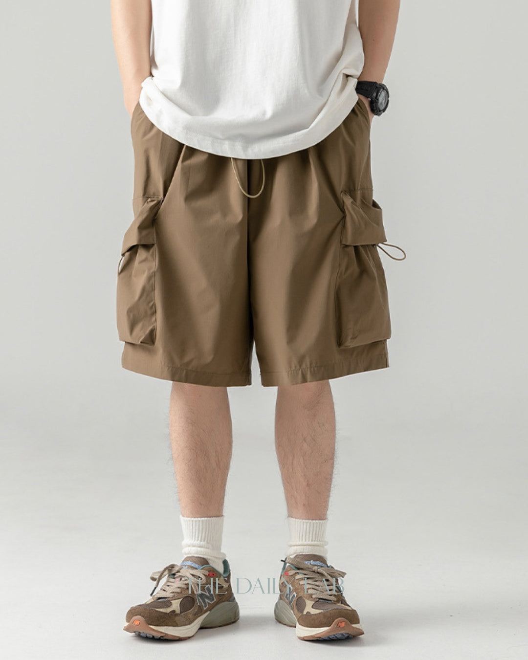 Big Pocket Cargo Pants in Brown