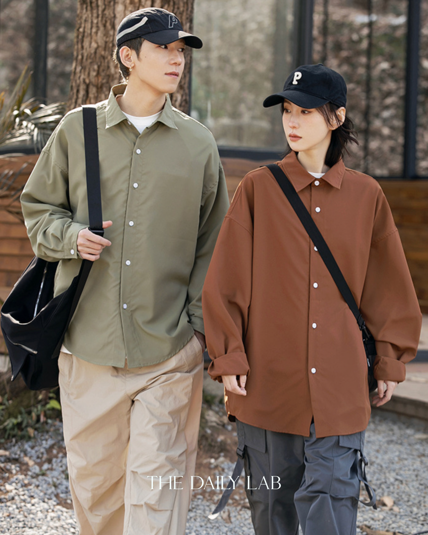 Urban Silk Swagger Shirt in Light Green