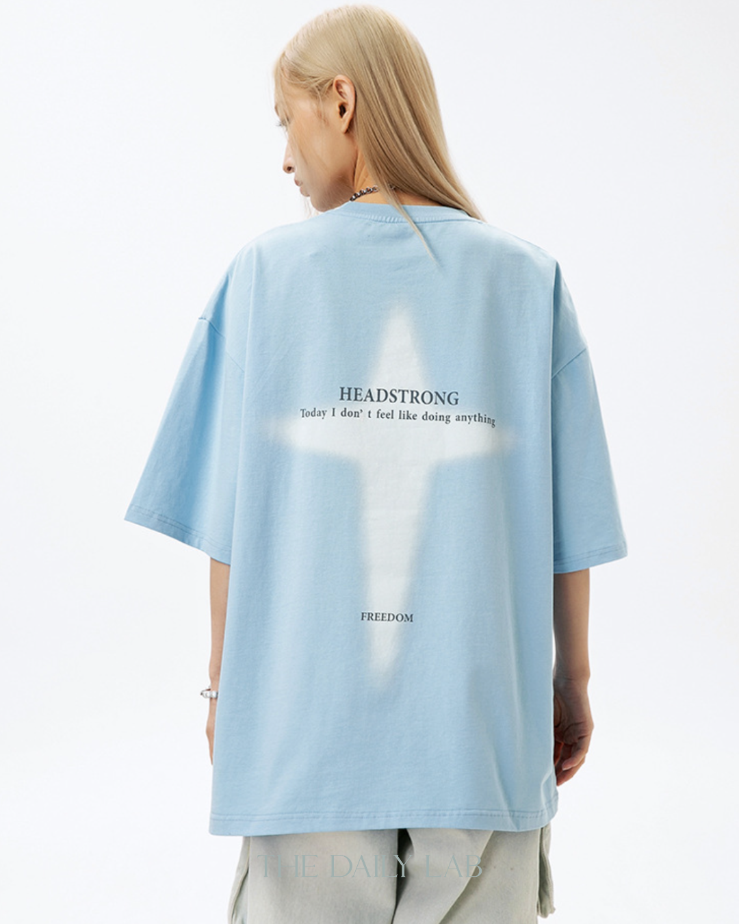 Headstrong Relaxed Tee in Blue