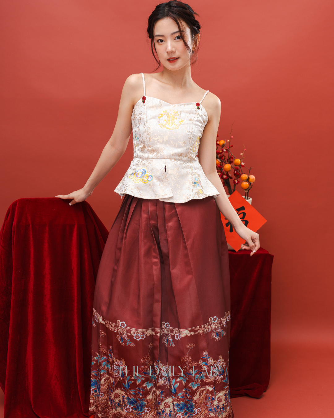 Pleated Mamian Dress