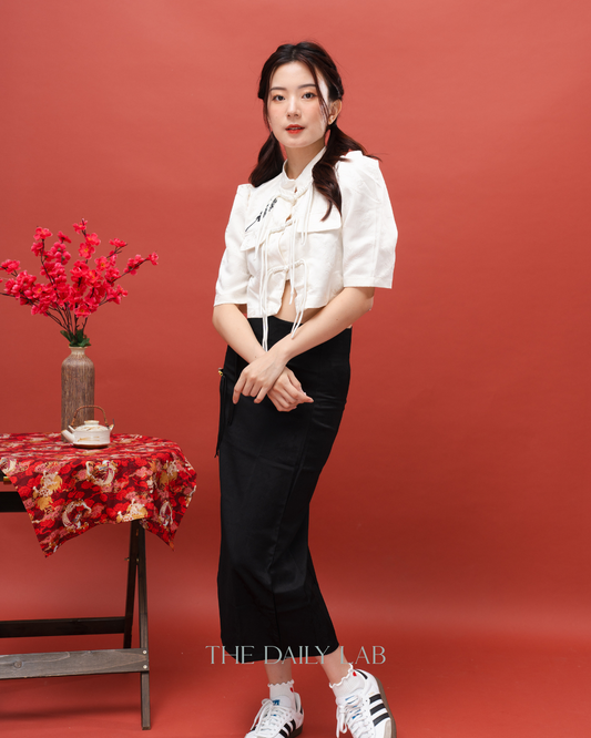 Floral Embroidered Cheongsam Dress