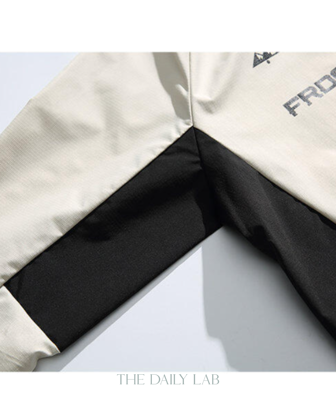 Streetwear Patchwork Hoodie in Khaki