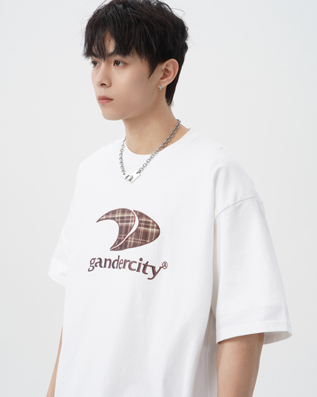 Gander Cotton Tee in White
