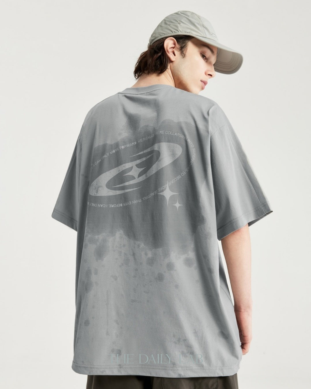 Lightweight Polyester Tee in Grey