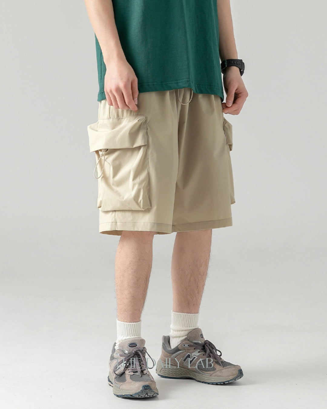Big Pocket Cargo Pants in Khaki