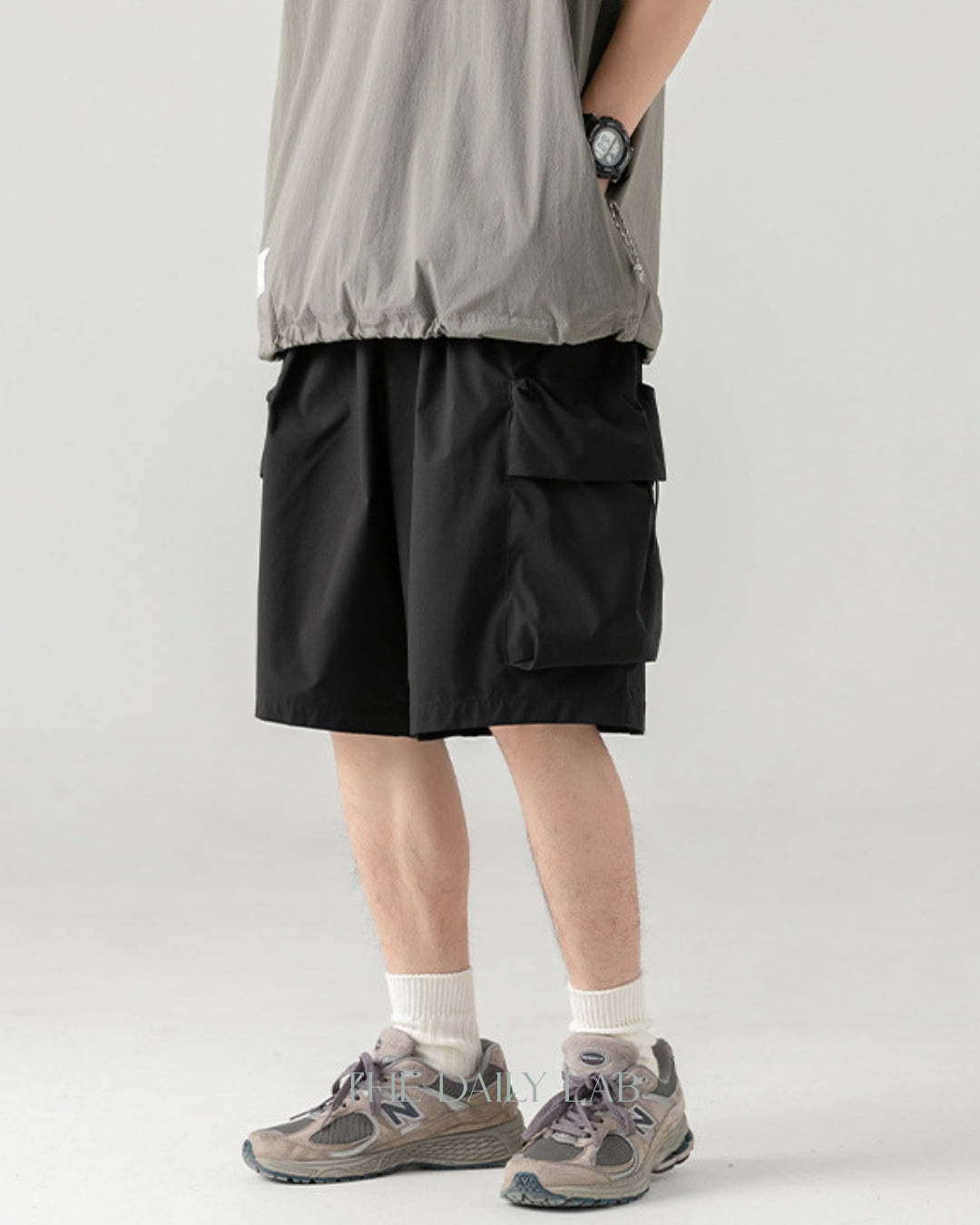 Big Pocket Cargo Pants in Black