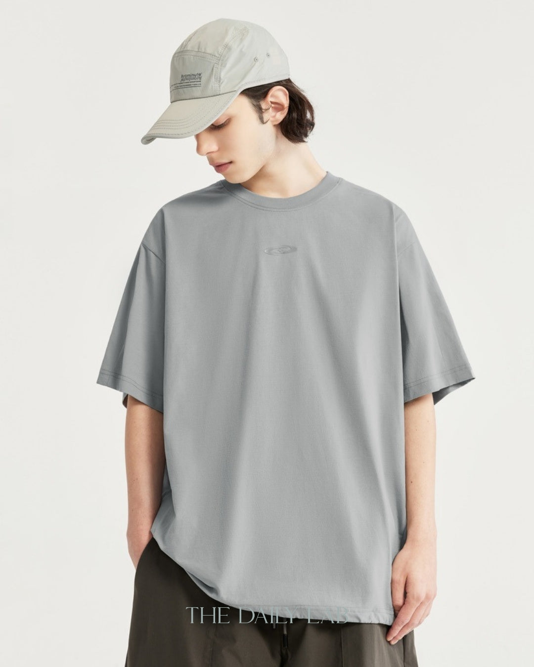 Lightweight Polyester Tee in Grey