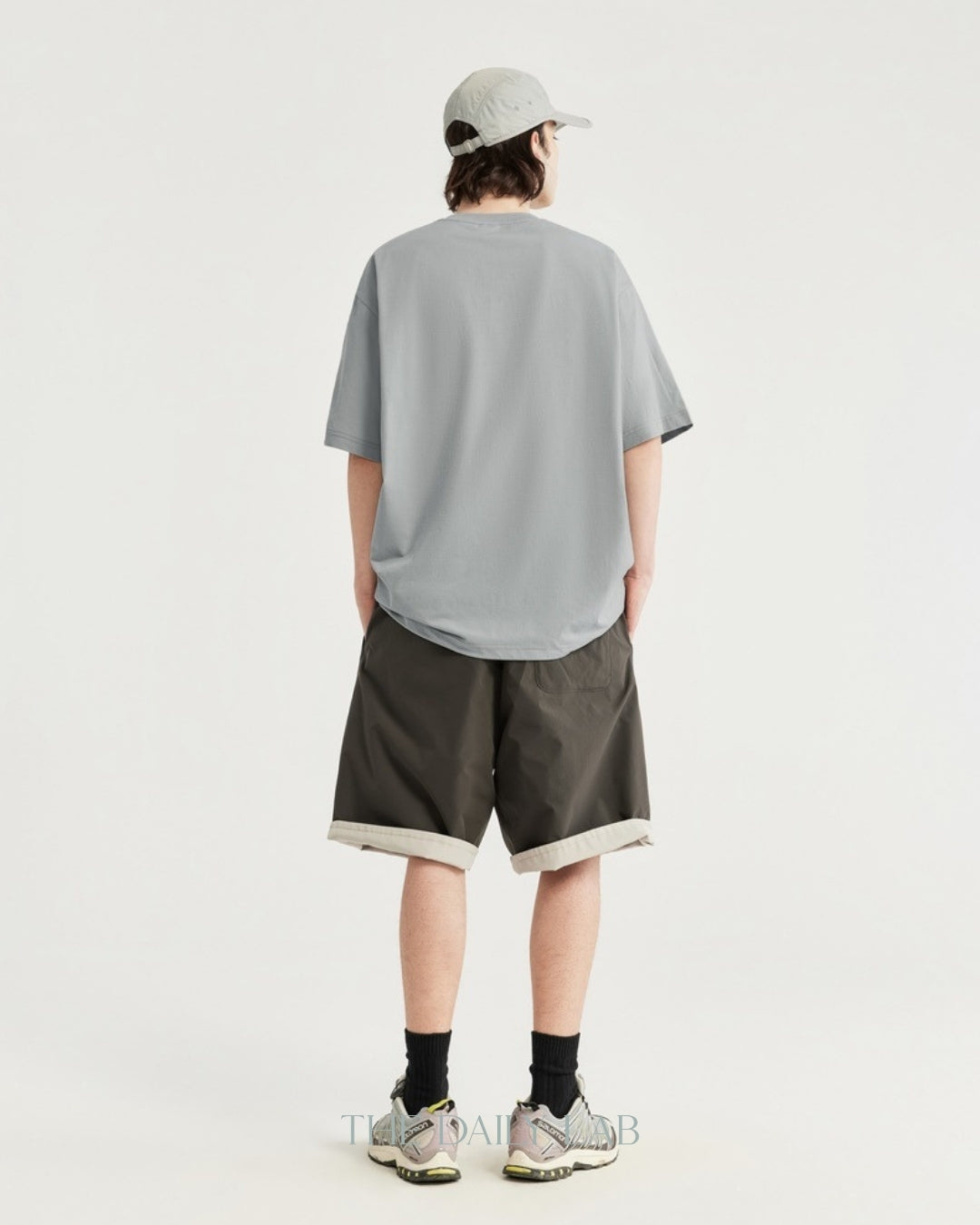 Lightweight Polyester Tee in Grey