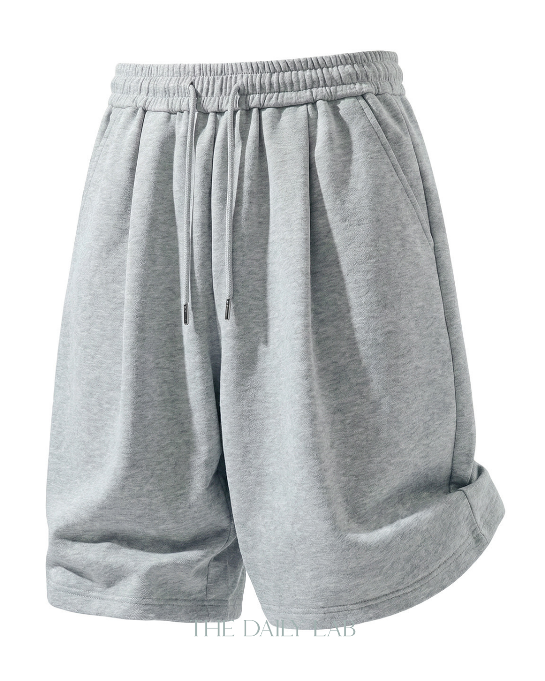 Clean Fit Straight Shorts in Grey