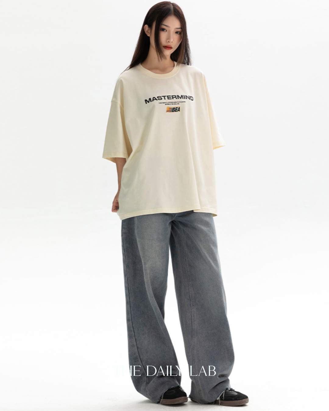 Mastermind Loose Tee in Beige