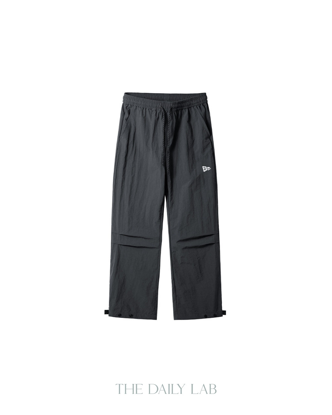 Pleated Nylon Pants in Grey