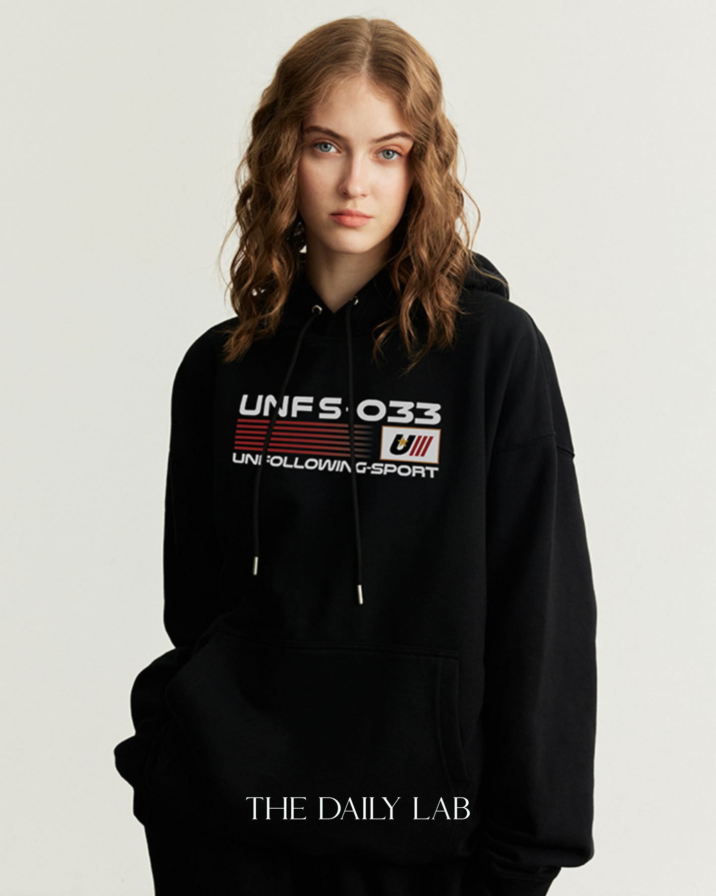 360G Retro Unfollowing Hoodie in Black