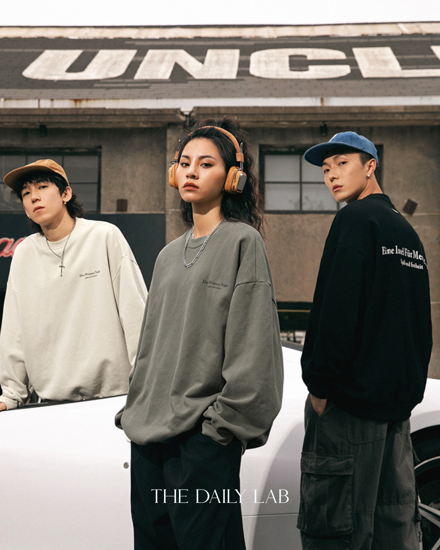 350G Der Winter Naht Sweater in Beige