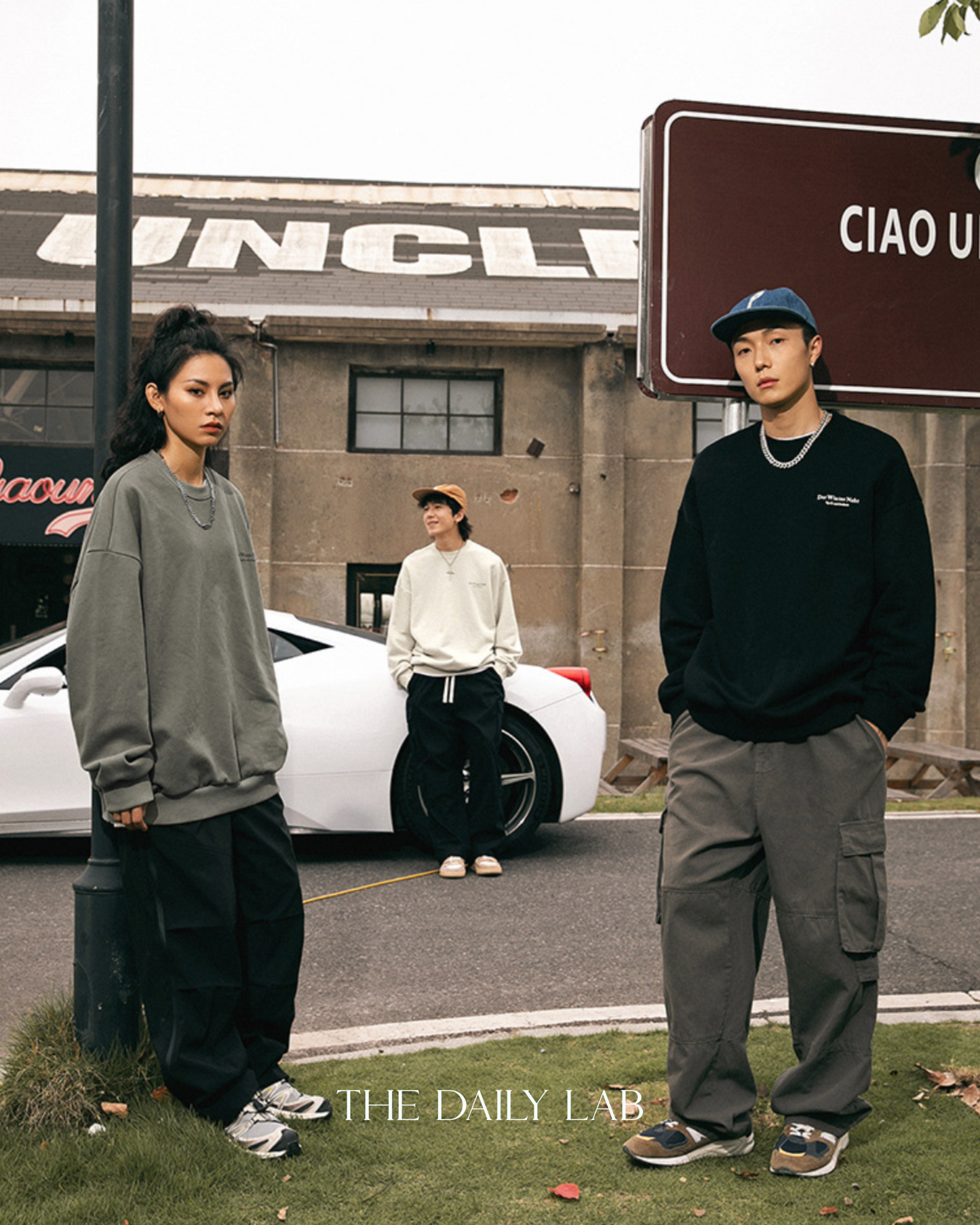 350G Der Winter Naht Sweater in Beige