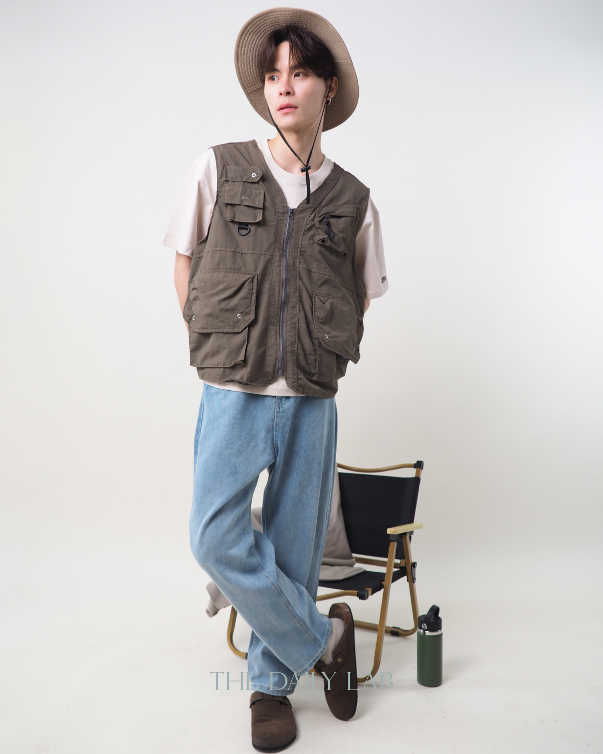 トップス HED MAYNER / Cargo Vest Hed Mayner Green Reebok Edition Pocketed Vest Hed Mayner