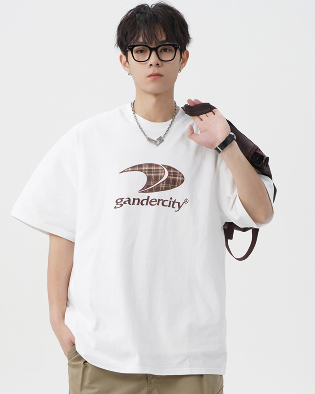 Gander Cotton Tee in White