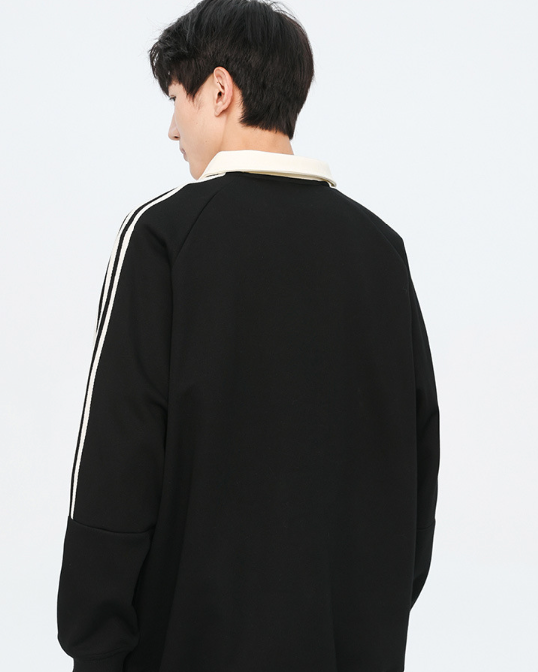 Freedom Relaxed Polo Tee in Black