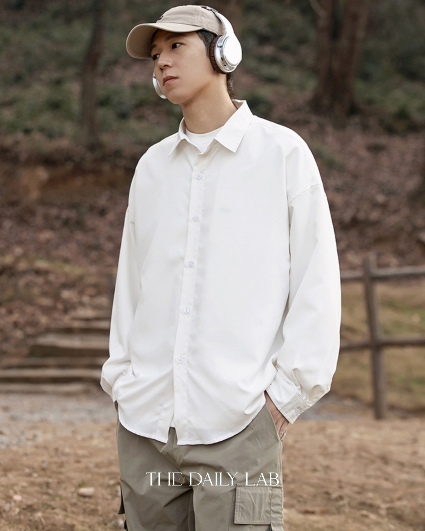 Urban Silk Swagger Shirt in White