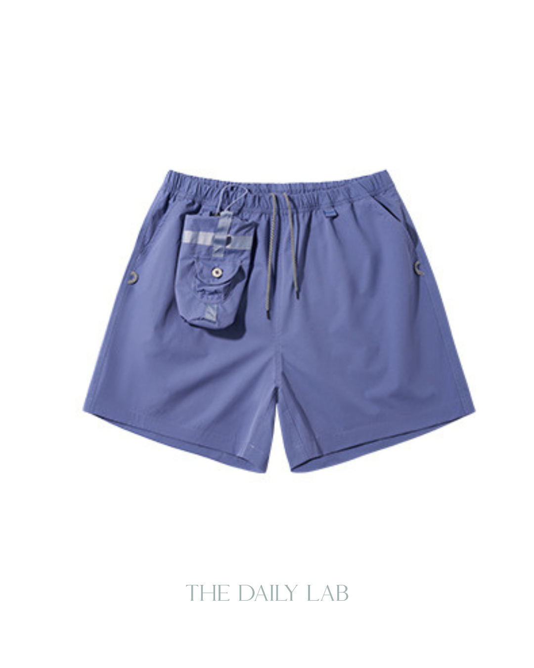 Removable Pocket Outdoor Shorts in Blue