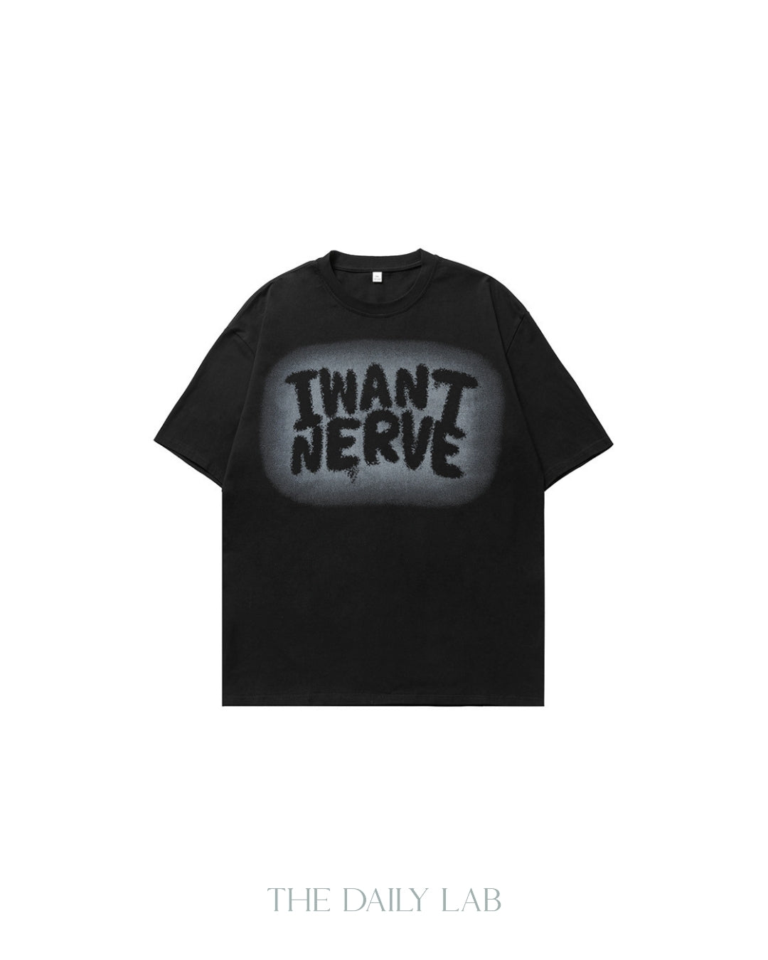 I Want Nerve Tee in Black