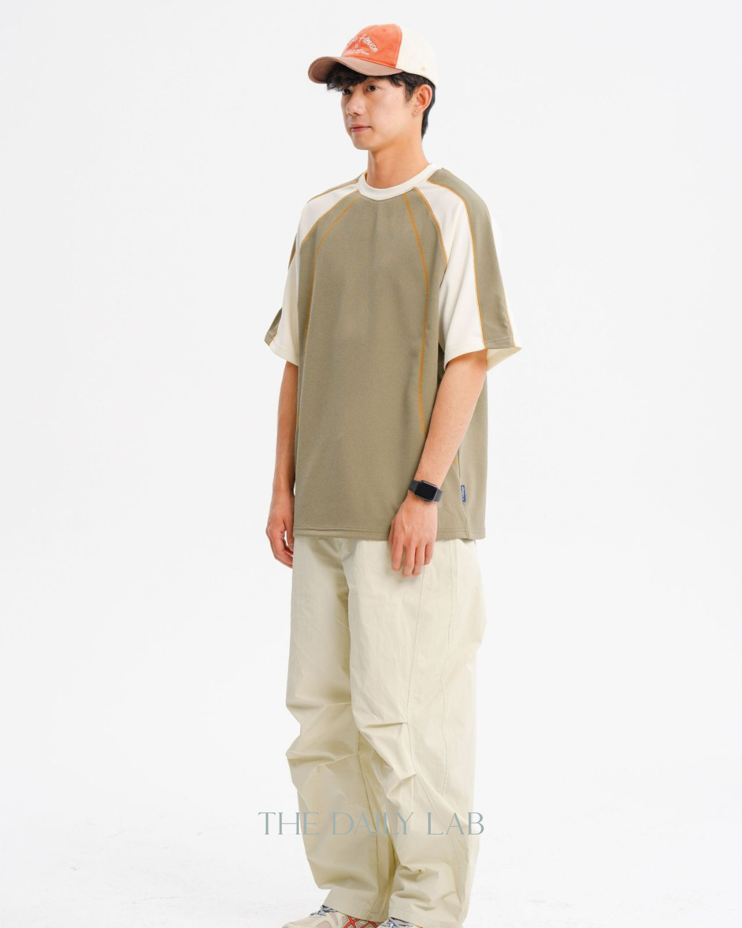 Lazy Street Crewneck Tee in Green