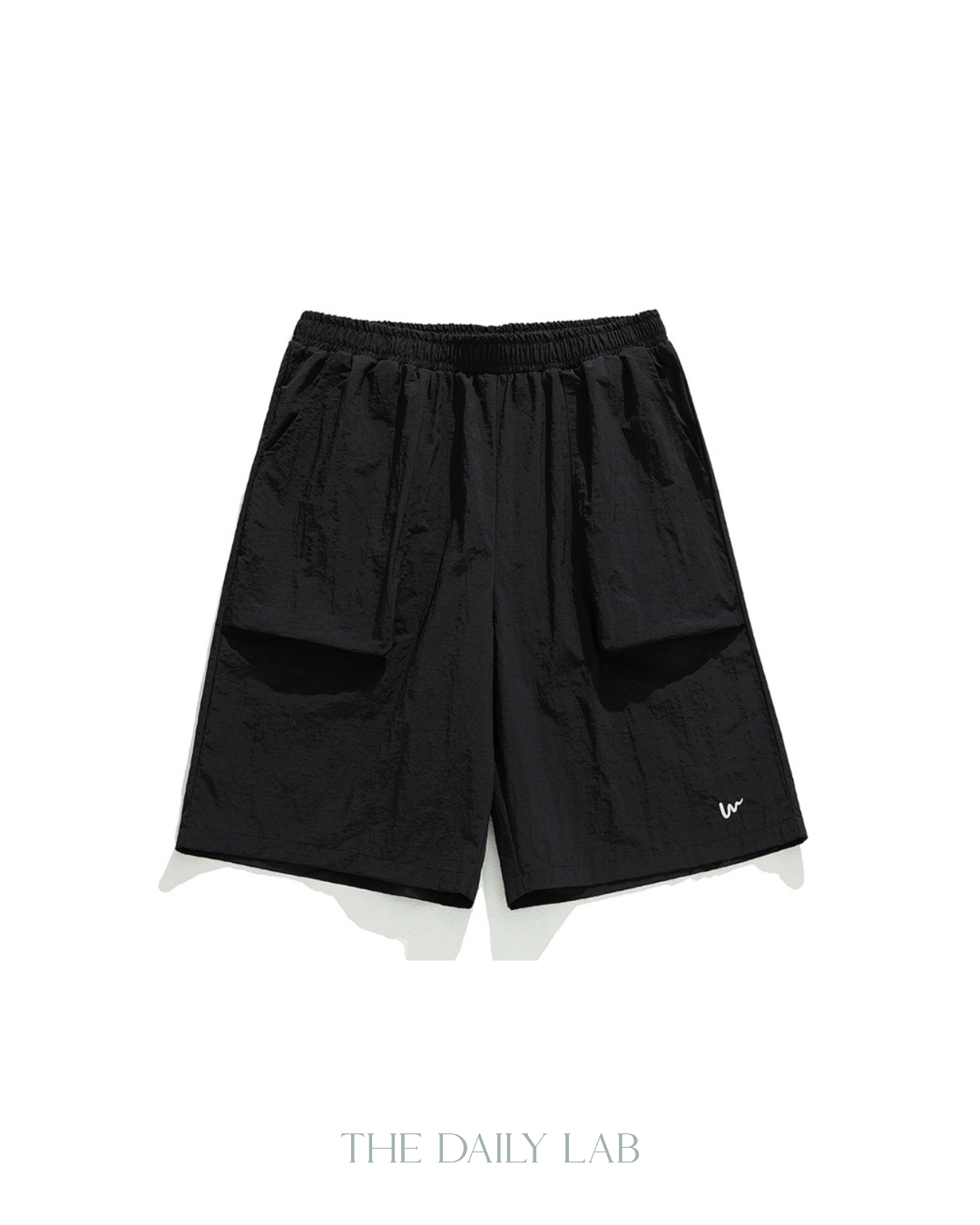 Taslon Cargo Shorts in Black