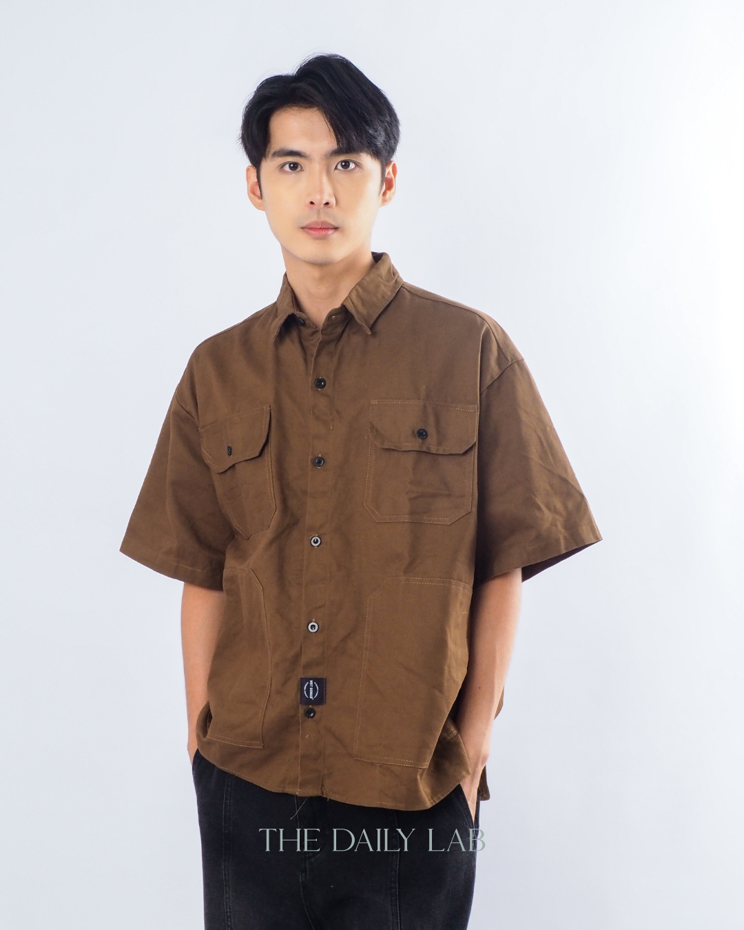 Japanese Vintage Plaid Denim Shirt