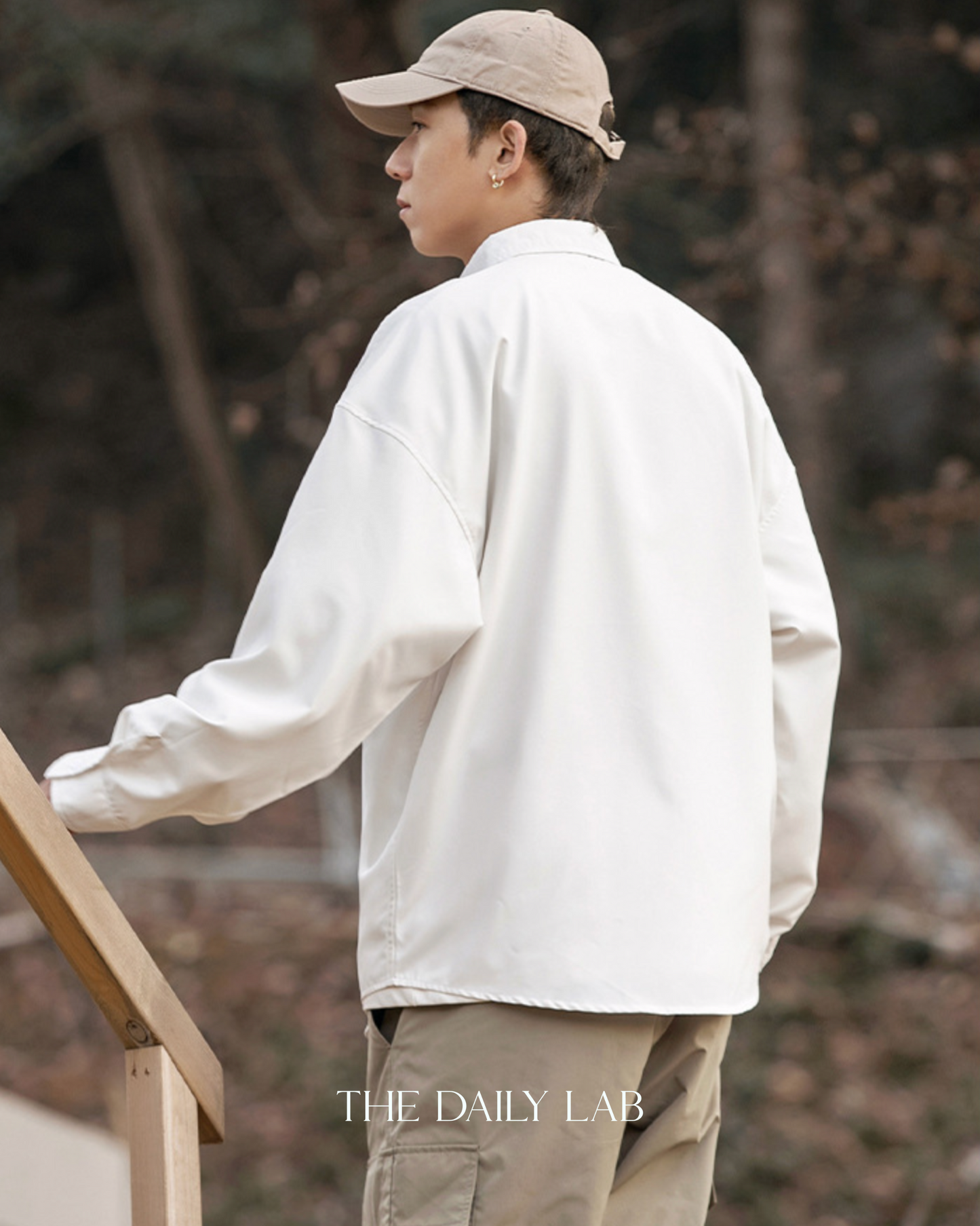 Urban Silk Swagger Shirt in White