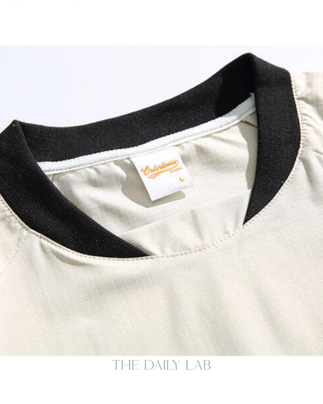 Streetwear Patchwork Hoodie in Khaki